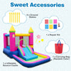 Indoor Outdoor Blow-up Bouncy Castle w/Jumping Area (without Blower)