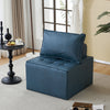 Free Combination Leather Sofa Cube with Detachable Backrest Sectional Floor Sofa
