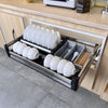 Blind Corner Cabinet Pull Out Drawer Magic Corner Base Shelves / Storage Basket