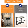 FATIVO 1500 Piece Jigsaw Puzzle Table Tilting Angle Drawers Height Adjustable