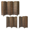 Hand Made Weave Wicker Folding Room Divider Privacy Screen Separator 3/4/6 Panel