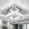Crystal Chandelier Square Ceiling Light LED Lamp Pendant Light Living Room