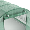 Round Top Polytunnel Walk-in Garden Greenhouse Tent Zip Door Windows Steel Frame