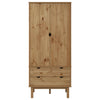 Wardrobe OTTA 76.5x53x172 Solid Wood K9J7