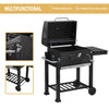 Smoker Barbecue Grill Portable Outdoor BBQ Grill w/ Wheels Garden Camping Picnic