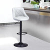 Set of 2 Barstool Kitchen Breakfast Swivel Pub Counter Gas Lift PU Leather Chair