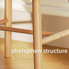 4pcs Windsor Solid Wood High Spindle Backrest Dining Chairs Dining Room Kitchen