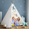 Large Kids Indian Tent Teepee Children Wigwam Outdoor/Indoor Play Tent Playroom