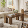 Rectangle Coffee Table for Living Room, 47-Inch Farmhouse Center Cocktail Table