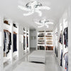 Modern Crystal Chandelier LED Ceiling Light Mini Pendant Light Living Room Epwqo