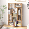 120cm Tall Bookshelf Modern Geometric Bookcase Book Storage Organizer Shelf