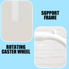 HEAVY DUTY CLOTHES RAIL 120KG LOAD STURDY CLOTHES RACK WITH SHELFS & SHOE RACK