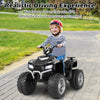 Kids Ride on Car 24V Soft Start Electric Vehicle with LED Lights-Black