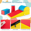 5-Pcs Climb and Crawl Activity Play Set Sliding Safe Soft Foam Playset-colorful