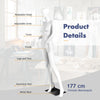 Full Body Mannequin Torso Manikin 177 cm Realistic Female Shop Window Display
