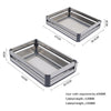 Stainless Steel Pull Out Corner Baskets Kitchen Cupboard Larder Storage Shelves