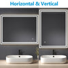 LED Illuminated Bathroom Mirror Lights with Demister Touch Sensor IP44 Heilmetz®