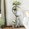 5-Tier Plant Stand S-Shaped Corner Plant Stand Outdoor Planter Display Shelving
