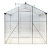 Aluminium Walk-in Greenhouse Frame And Polycarbonate Outdoor 6x4 6x6' 6x8' 6x10'