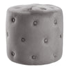 Velvet Pouffe Footstool Vanity Stool Dressing Table Chair Makeup Seat Footrest
