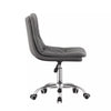 Adjustable Cushioned Computer Desk Office Chair Chrome Legs Lift Swivel Chairs