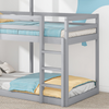 Wooden Bunk Beds Treehouse Bed Frame 3FT Single Cabin Kids Sleeper House Canopy