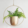 Metal Hanging Planter Basket Wall Ceiling Plant Flower Pot Holder Office Decor