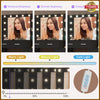 Dressing Table with LED Mirror Modern Makeup Desk Vanity Table Set + 8 Drawers