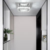 Crystal Chandelier Square Ceiling Light LED Lamp Pendant Light Living Room