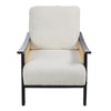 Mid Century Modern Wood Frame Accent Chairs Sofa Armchair Living Room Lounge
