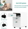 3 Drawers Mobile Filing Cabinet Lockable File Cabinets Under Desk Home Office