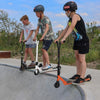 100/200mm WheelsFolding Kick Push Scooter Teens Adult Ride on Adjustable Height