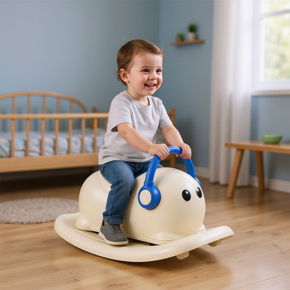 3-in-1 Baby Ride-on Toy Rocking Horse with Hidden Storage