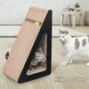 Triangle Cat Scratching Board Interactive Scratcher Pad Cat Toy Grinding Claws