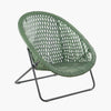 TOBS 2 Seater Bistro Set Outdoor Rattan Foldable Chairs and Tempered Glass Table