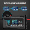 Smart Car Fast Battery Charger 12V/24V for Lead Acid LiFePo4 AGM Battery
