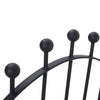 Metal Garden Single Gate Wrought Iron Entrance Door Ball Top Pedestrian Gate
