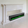 Realistic Flame Effect Electric LED Fireplace Fire In Wall Mounted/Free Standing