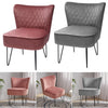 Scallop Back Armchair Cocktail Sofa Accent Seat Living Bedroom Cafe Lounge Sofa
