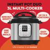 Instant Pot 7-in-1 Electric Multi Pressure Cooker 3L with Slow Cook Rice Yogurt