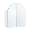 Bathroom Mirror Cabinet Multiple-Layer Height Adjustable Shelf cupboard Storage