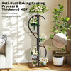 5-Tier Plant Stand Multiple Flower Pot Holder Shelf Indoor Outdoor Landscape Dec