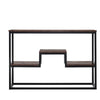 Metal TV Console Tea Coffee Table with Open Storage Rack Sofa Desk Shelving Unit
