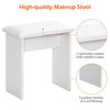 LED Light Vanity Dressing Table Set Bedroom Makeup Desk With Mirror Drawer Stool