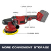 Cordless Car Buffer Polisher Orbital Polisher 6 Speeds for Milwaukee M18 Battery