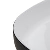 Irregular Ceramic Bathroom Sink Black&White Countertop Hand Wash Basin Vessel