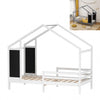 Toddler PineWood Bed Frame Children Kids Junior House Bedframe Bedroom Furniture