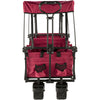 Beach Trolley Outdoor Utility Garden Cart Folding Wagon Cart With Canopy