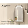 LED illuminated Bathroom Mirror Cabinet with Demister Shaver Socket Wall Mounted