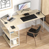 Flamaker Office Desk L Shaped Corner Desk Gaming Desk Home w/ Storage Shelves